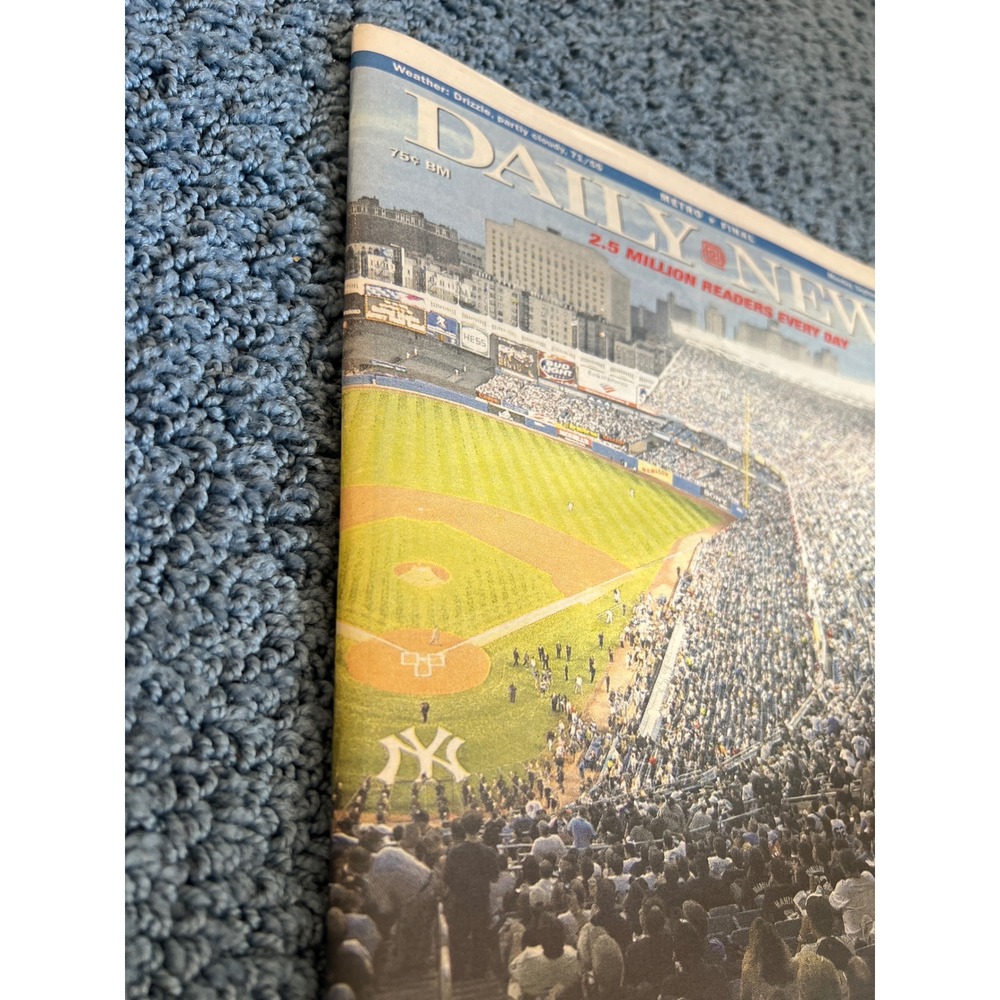 NY Daily News Sept 22 2008 Yankee Stadium Farewell Final Game Newspaper NYY - Picture 5 of 7